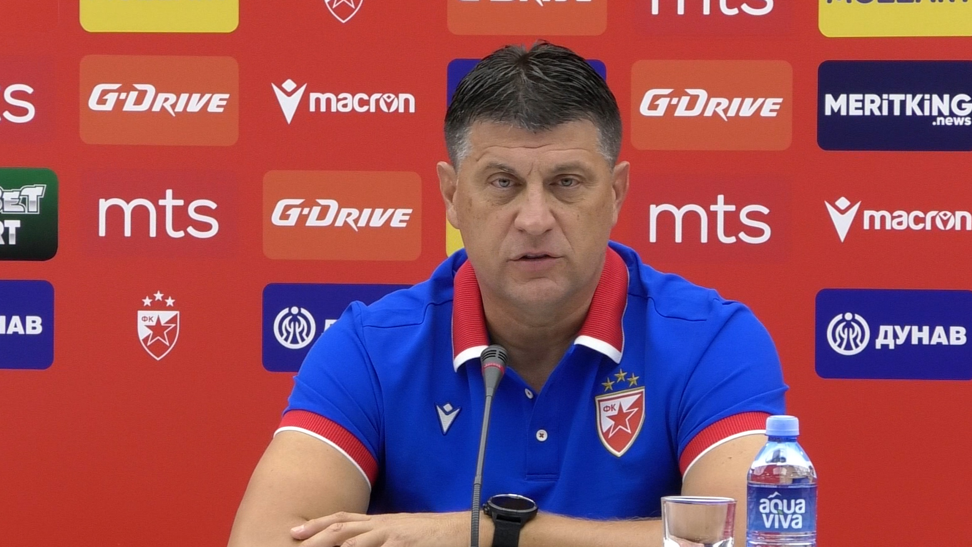 Beograd, Vladan Milojevic sef strucnog staba FK Crvena Zvezda, imam puno poverenje u svoje igrace